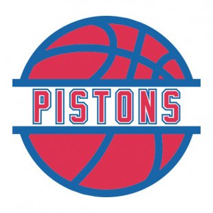 Basketball Detroit Pistons Logo Sticker Heat Transfer