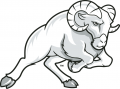 Fordham Rams 2008-Pres Alternate Logo 01 decal sticker