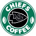 Kansas City Chiefs starbucks coffee logo decal sticker