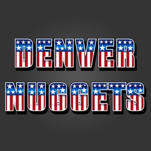 Denver Nuggets American Captain Logo Sticker Heat Transfer