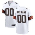Cleveland Browns Custom Letter and Number Kits For White Jersey Material Vinyl