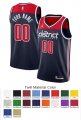 Washington Wizards Custom Letter and Number Kits for Statement Jersey Material Twill