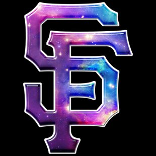 Galaxy San Francisco Giants Logo Sticker Heat Transfer