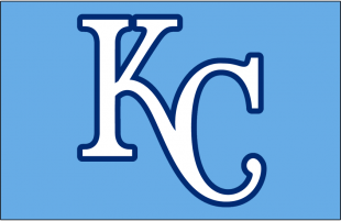 Kansas City Royals 2010-2011 Cap Logo Sticker Heat Transfer