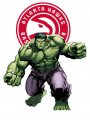 Atlanta Hawks Hulk Logo Sticker Heat Transfer