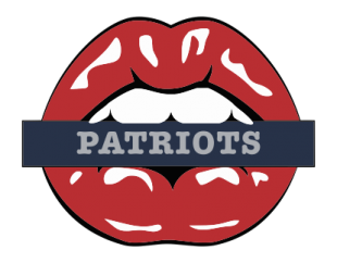 New England Patriots Lips Logo decal sticker