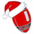 Tampa Bay Buccaneers Football Christmas hat logo decal sticker