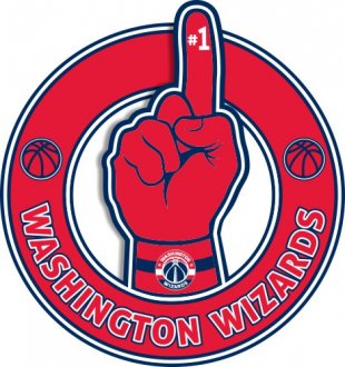 Number One Hand Washington Wizards logo decal sticker