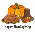 Thanksgiving Day Logo 37 Sticker Heat Transfer