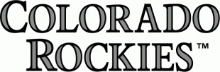 Colorado Rockies 1993-Pres Wordmark Logo Sticker Heat Transfer