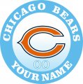 Chicago Bears Customized Logo decal sticker