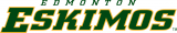 Edmonton Eskimos 1998-Pres Wordmark Logo decal sticker