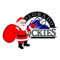 Colorado Rockies Santa Claus Logo Sticker Heat Transfer