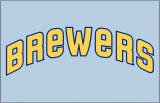 Milwaukee Brewers 1970-1971 Jersey Logo decal sticker