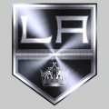 Los Angeles Kings Stainless steel logo decal sticker