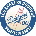Los Angeles Dodgers Customized Logo decal sticker