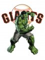 San Francisco Giants Hulk Logo Sticker Heat Transfer