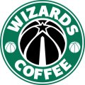 Washington Wizards Starbucks Coffee Logo Sticker Heat Transfer