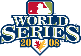 MLB World Series 2008 Wordmark Logo decal sticker