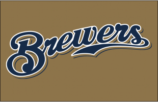 Milwaukee Brewers 2013-2015 Jersey Logo Sticker Heat Transfer