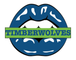 Minnesota Timberwolves Lips Logo Sticker Heat Transfer