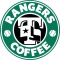 Texas Rangers Starbucks Coffee Logo Sticker Heat Transfer