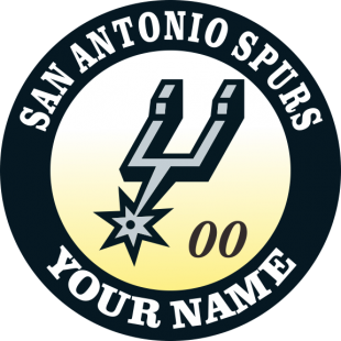 San Antonio Spurs Customized Logo Sticker Heat Transfer