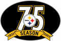 Pittsburgh Steelers 2007 Anniversary Logo Sticker Heat Transfer