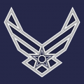 Airforce Dallas Cowboys Logo Sticker Heat Transfer