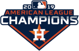 Houston Astros 2019 Champion Logo Sticker Heat Transfer