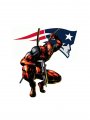 New England Patriots Deadpool Logo Sticker Heat Transfer