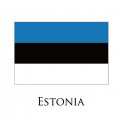 Estonia flag logo decal sticker