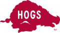 Arkansas Razorbacks 1966-1972 Alternate Logo Sticker Heat Transfer