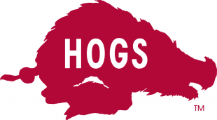 Arkansas Razorbacks 1966-1972 Alternate Logo decal sticker