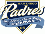 San Diego Padres 2005 Champion Logo Sticker Heat Transfer
