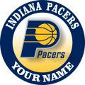 Indiana Pacers Customized Logo Sticker Heat Transfer