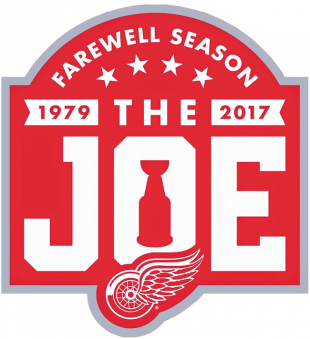 Detroit Red Wings 2016 17 Anniversary Logo Sticker Heat Transfer