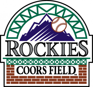 Colorado Rockies 1995-Pres Stadium Logo Sticker Heat Transfer