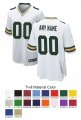 Green Bay Packers Custom Letter and Number Kits For New White Jersey Material Twill