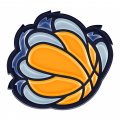 Memphis Grizzlies Crystal Logo Sticker Heat Transfer