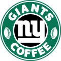 New York Giants starbucks coffee logo Sticker Heat Transfer