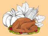 Thanksgiving Day Logo 38 Sticker Heat Transfer