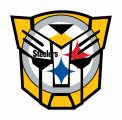 Autobots Pittsburgh Steelers logo Sticker Heat Transfer