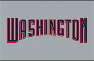 Washington Nationals 2005-2008 Jersey Logo Sticker Heat Transfer