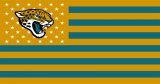 Jacksonville Jaguars Flag001 logo decal sticker
