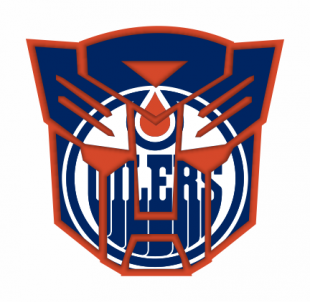 Autobots Edmonton Oilers logo decal sticker