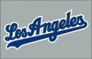 Los Angeles Dodgers 2002-2006 Jersey Logo Sticker Heat Transfer
