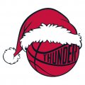 Chicago Bulls Basketball Christmas hat logo decal sticker