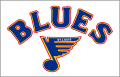 St. Louis Blues 1984 85-1986 87 Jersey Logo Sticker Heat Transfer