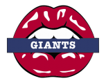 New York Giants Lips Logo decal sticker